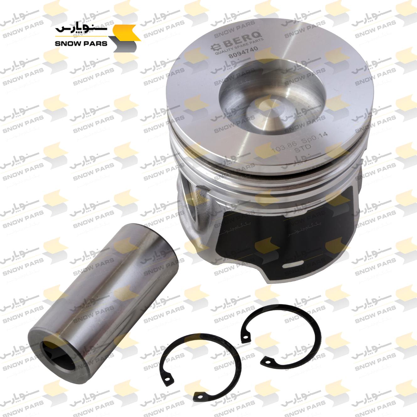 مجموعه رینگ و پیستون موتور (طرح) PISTON ASSY 8094740-1 IVECO